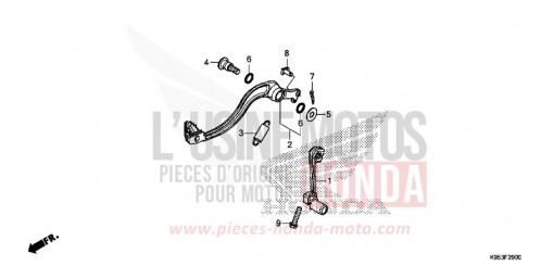 PEDALE CRF250RXK de 2019